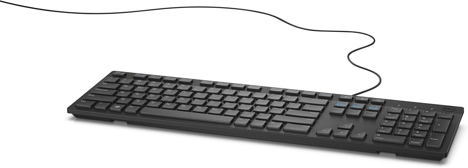 Dell Multimedia USB-A Keyboard-KB216 - UK (QWERTY) - Black-0