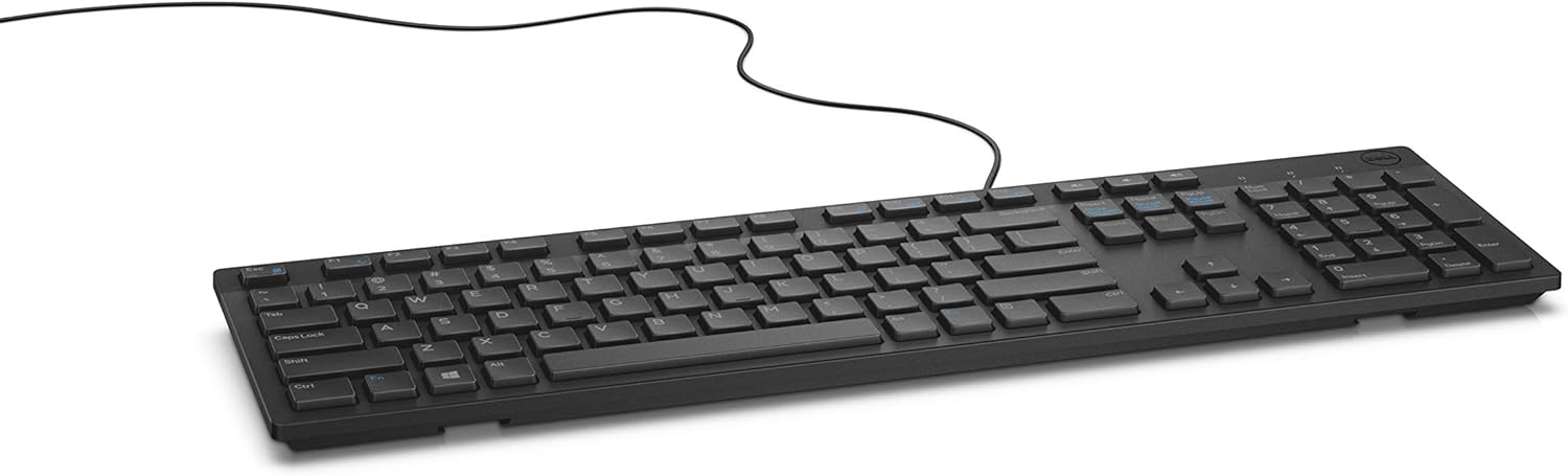 Dell Multimedia USB-A Keyboard-KB216 - UK (QWERTY) - Black-1