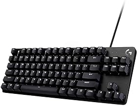 Logitech G413 TKL SE Mechanical Gaming Keyboard - Compact Backlit Keyboard with Tactile Mechanical Switches, Anti-Ghosting, Compatible with Windows, macOS, QWERTY UK English Layout - Black