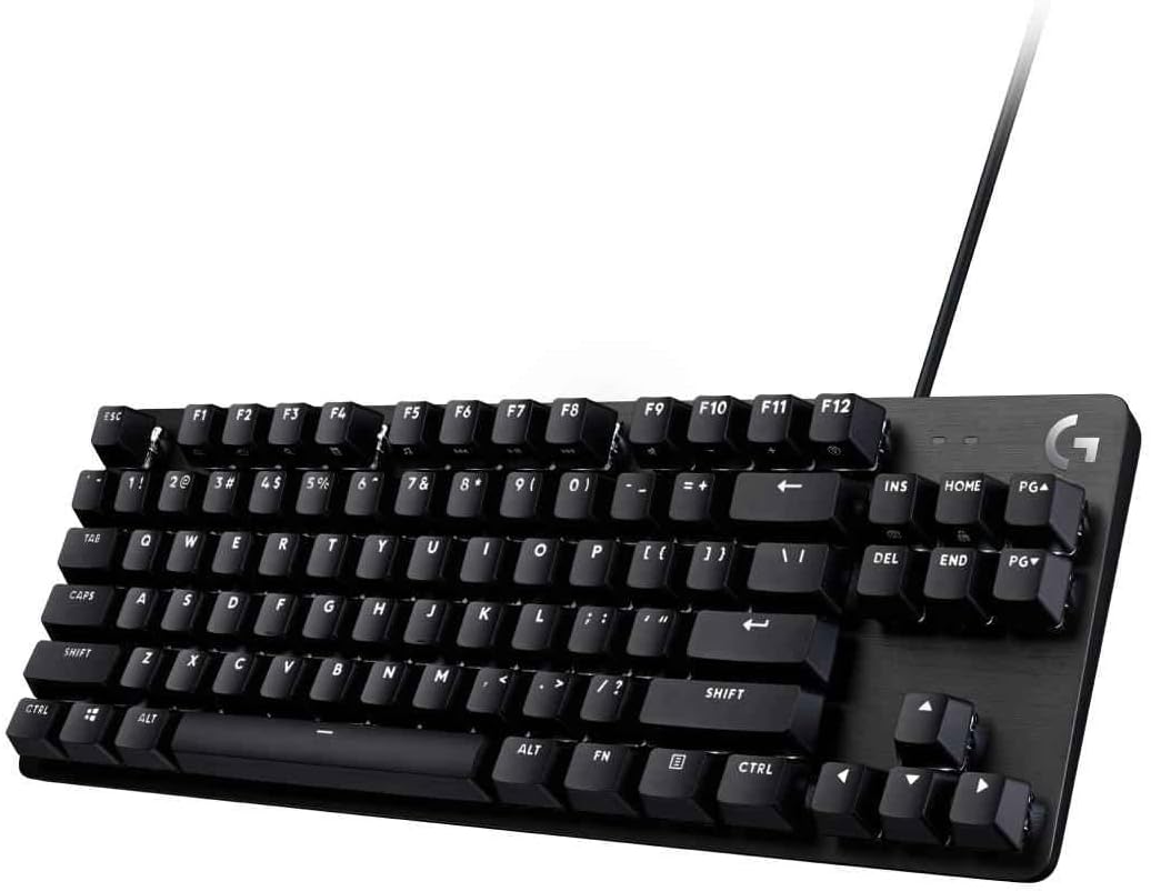 Logitech G413 TKL SE Mechanical Gaming Keyboard - Compact Backlit Keyboard with Tactile Mechanical Switches, Anti-Ghosting, Compatible with Windows, macOS, QWERTY UK English Layout - Black-0