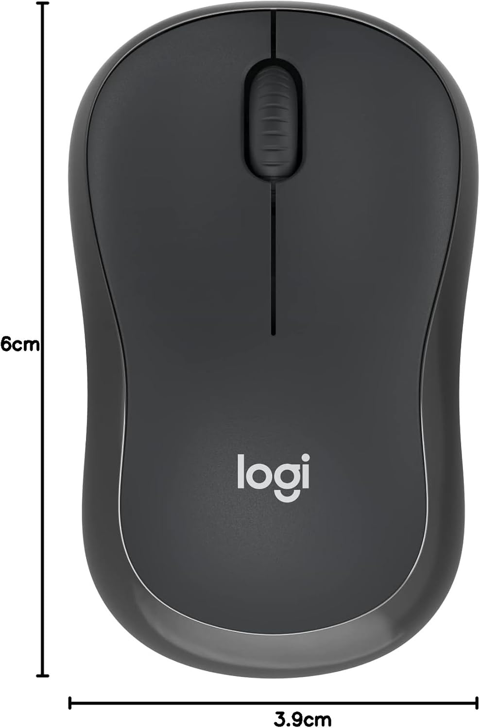 Logitech M240 Silent Bluetooth Mouse, Wireless, Compact, Portable, Smooth Tracking, 18-Month Battery, for Windows, macOS, ChromeOS, Compatible with PC, Mac, Laptop, Tablets - Graphite-1