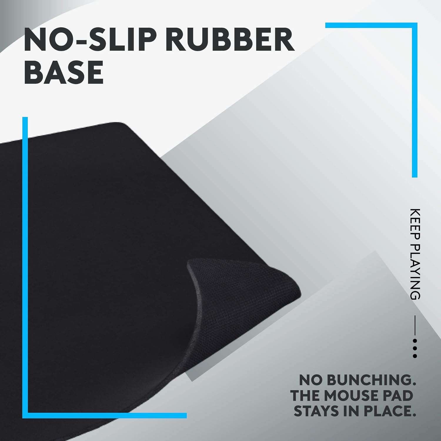 Logitech G G840 Extra Large Gaming Mouse Pad, Optimised for Gaming Sensors, Moderate Surface Friction, Non-Slip Mouse Mat, Mac and PC Gaming Accessories, 900 x 400 x 3 mm-5