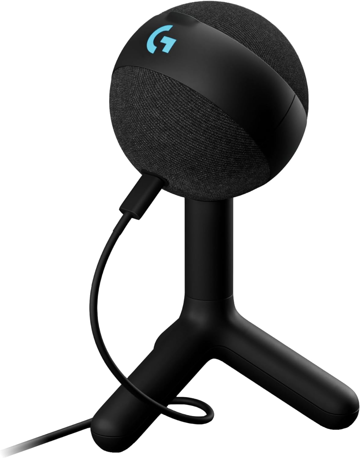 Logitech G Yeti Orb Condenser RGB Gaming Microphone with LIGHTSYNC, USB Mic for Streaming, Cardioid, USB Plug and Play for PC/Mac - Black-0