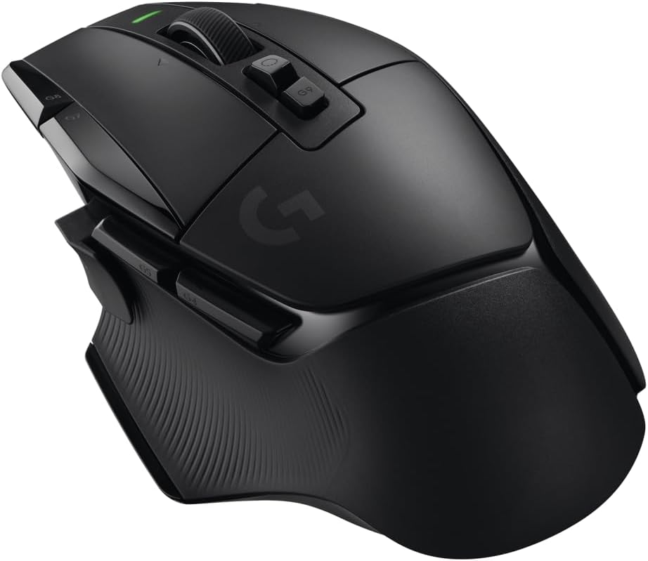 Logitech G G502 X LIGHTSPEED Wireless Gaming Mouse - Optical mouse with LIGHTFORCE hybrid optical-mechanical switches, HERO 25K gaming sensor, compatible with PC - macOS/Windows - Black-0