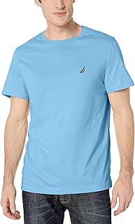 Nautica Men's Short Sleeve Solid Crew Neck T-Shirt