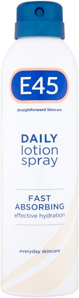 6 x E45 Straightforward Skincare Daily Lotion Dry & Sensitive Skin Spray 200ml-1