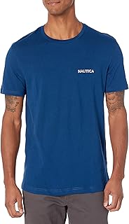 Nautica Men's Short Sleeve Solid Crew Neck T-Shirt