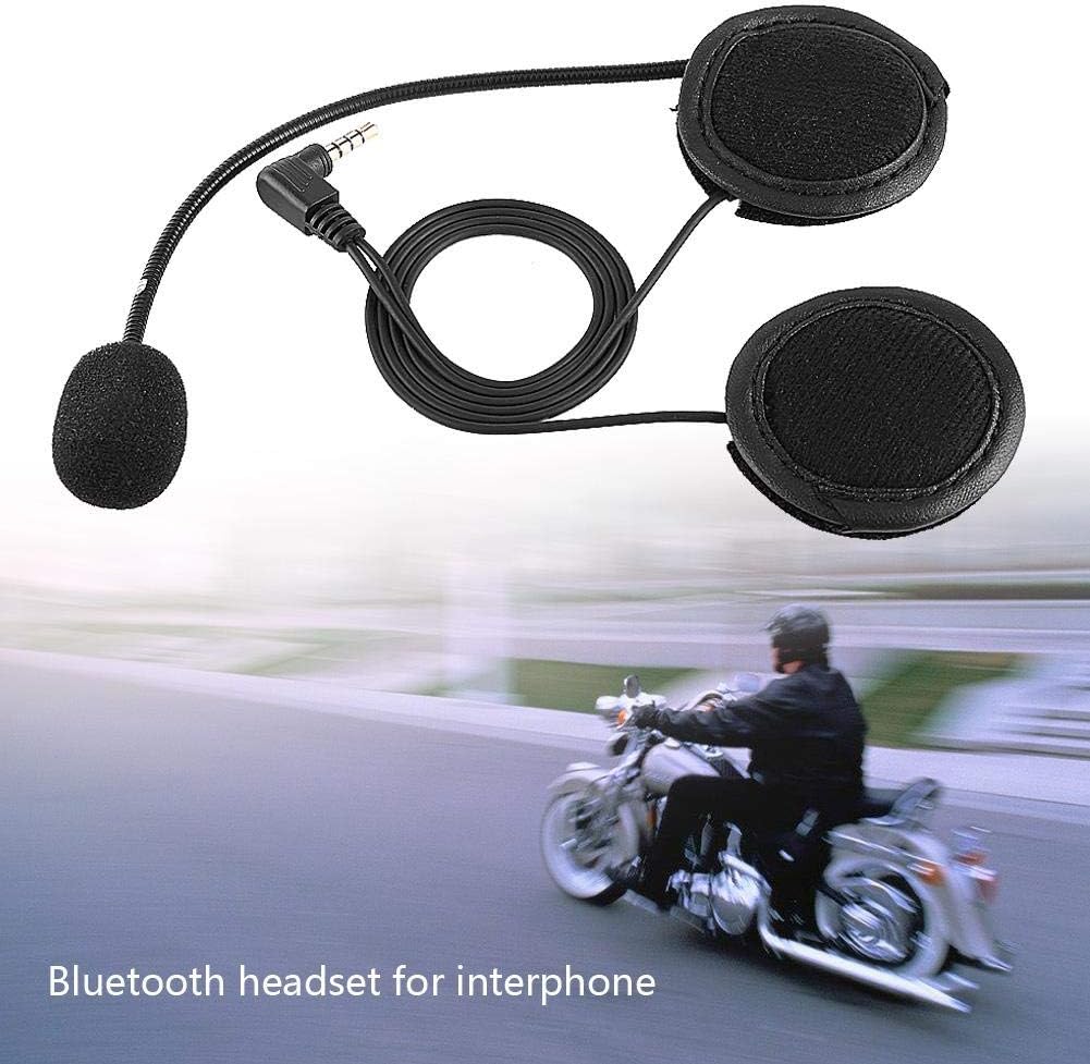 Tbest Accessories Bluetooth Headset Headphone Microphone Wired Earbuds Bluetooth Headset replacement for V4/V6 Motorcycle Helmet Intercom-6