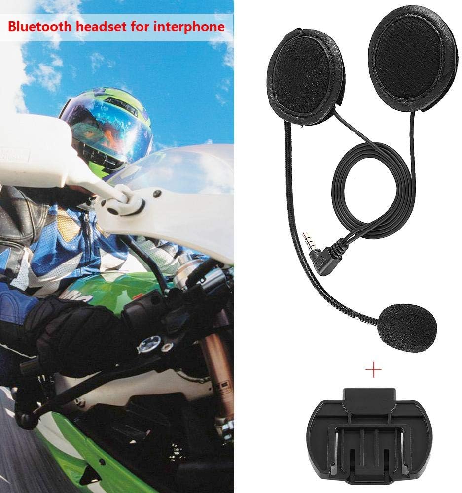 Tbest Accessories Bluetooth Headset Headphone Microphone Wired Earbuds Bluetooth Headset replacement for V4/V6 Motorcycle Helmet Intercom-7