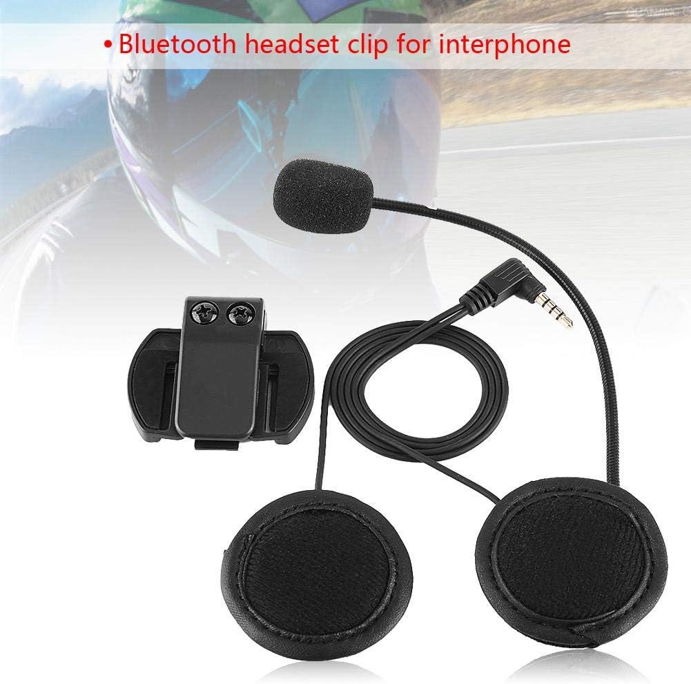 Tbest Accessories Bluetooth Headset Headphone Microphone Wired Earbuds Bluetooth Headset replacement for V4/V6 Motorcycle Helmet Intercom-8