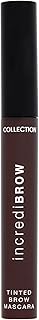 Collection Cosmetics Incredibrow Tinted Mascara, Fast Drying Formula, 8ml, Dark Brunette