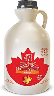 47° North Single Soruce Canadian Organmic Maple Syrup Grade A Amber Rich 1x 1000ml