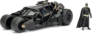 Jada BATMAN THE DARK KNIGHT BATMOBILE 1:24 SCALE DIE-CAST REPLICA, Black