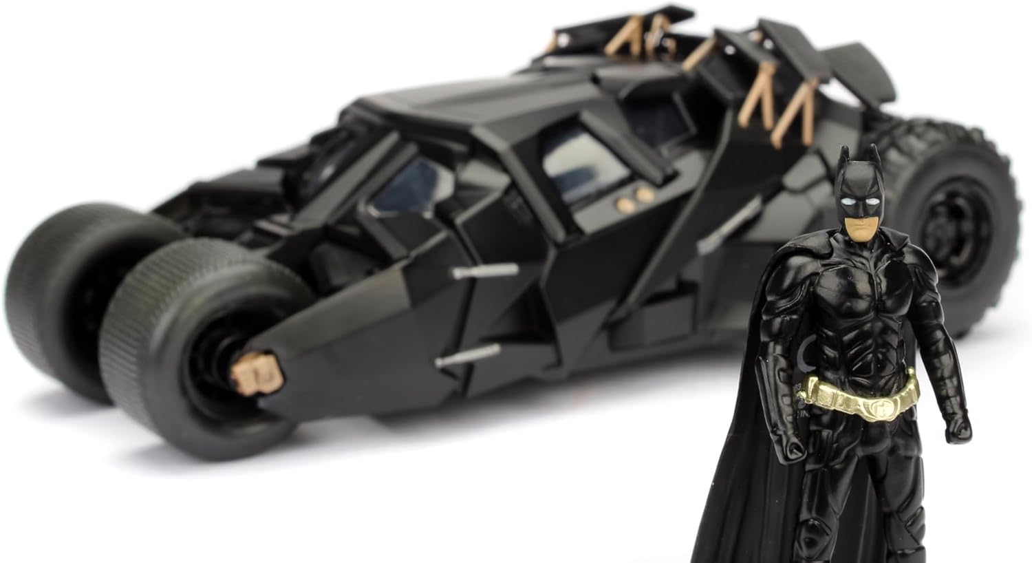 Jada BATMAN THE DARK KNIGHT BATMOBILE 1:24 SCALE DIE-CAST REPLICA, Black-10