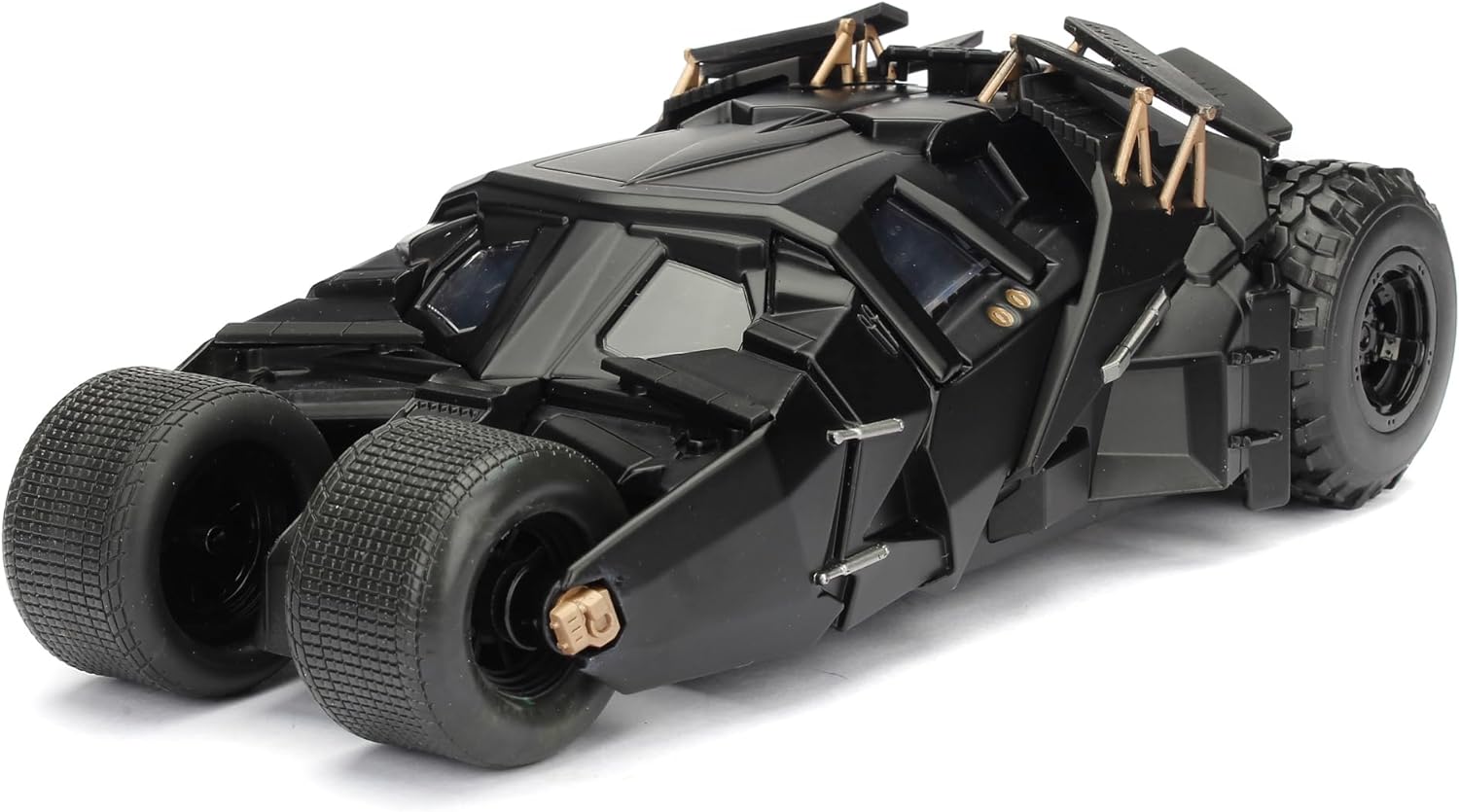 Jada BATMAN THE DARK KNIGHT BATMOBILE 1:24 SCALE DIE-CAST REPLICA, Black-3