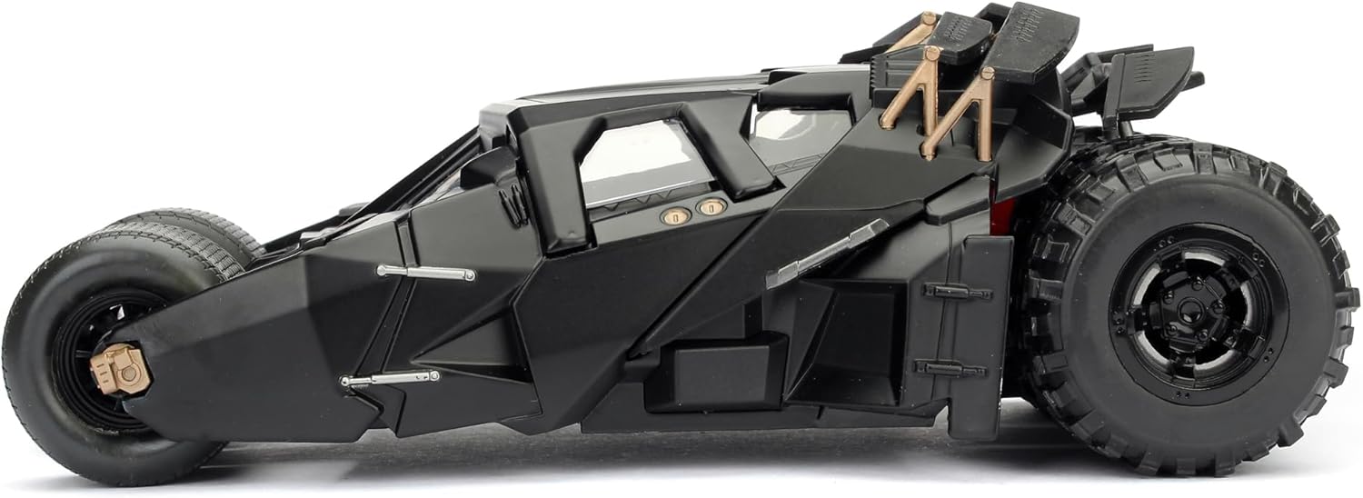 Jada BATMAN THE DARK KNIGHT BATMOBILE 1:24 SCALE DIE-CAST REPLICA, Black-4