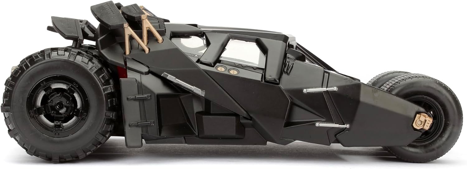 Jada BATMAN THE DARK KNIGHT BATMOBILE 1:24 SCALE DIE-CAST REPLICA, Black-6