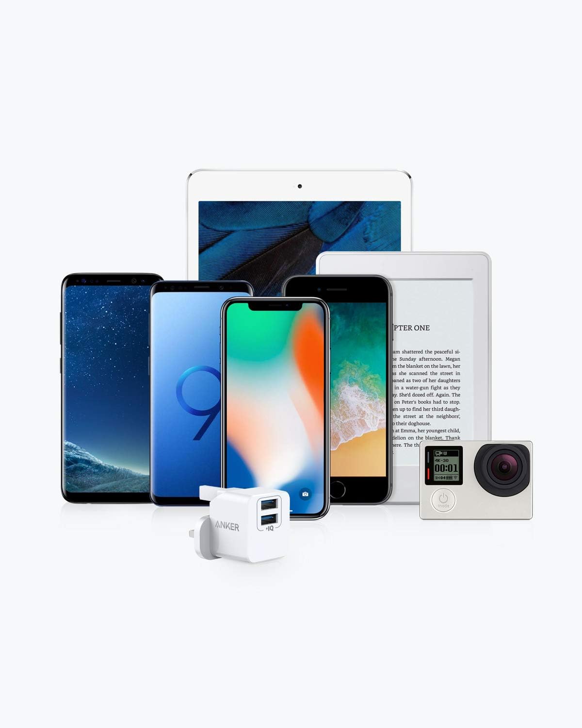 USB Plug, Anker PowerPort mini Dual Port USB Charger, Compact Wall Charger Cube, For iPhone 15/14/13/12/11 Pro Max, Galaxy S23/S22/Note20, HTC, LG, and More-4