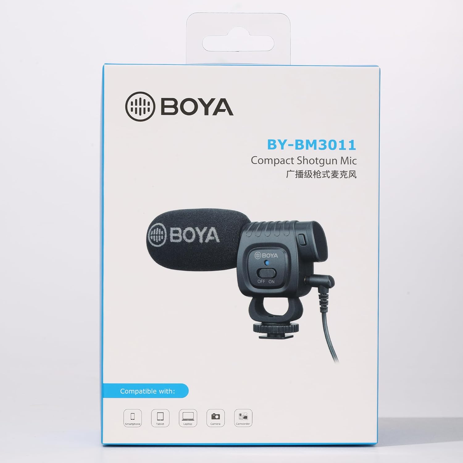 Boya BY-BM3011 Camera Microphone, Shotgun Microphone with Foam Shockproof Deadcat Windshield Super Cardioid Video Microphone for Cameras and Camcorders-9