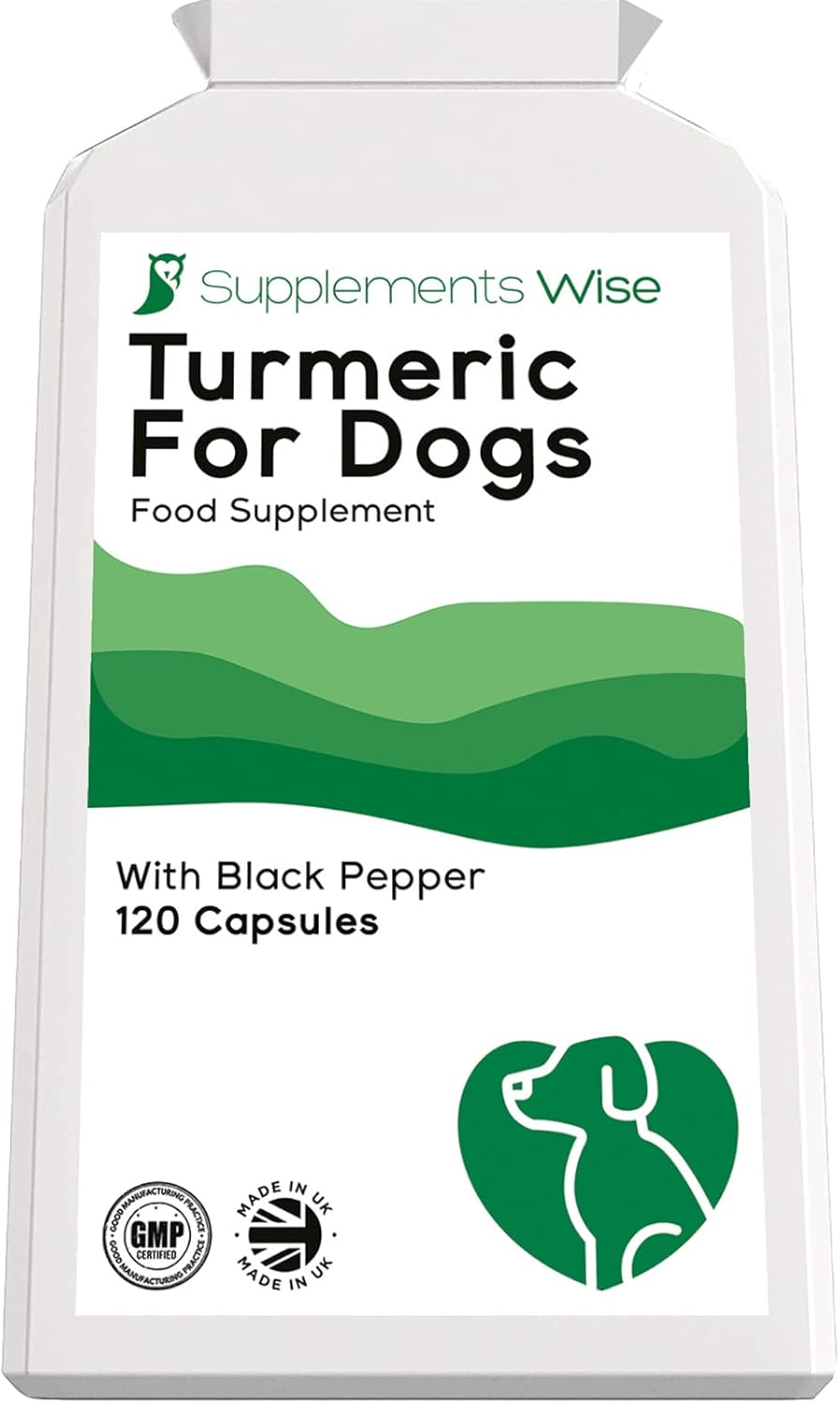 Turmeric For Dogs - 120 x 500mg Capsules, Dog Pain Relief Anti Inflammatory for Hips and Joints - Dog Joint Supplements for Senior Dogs - Curcumin Turmeric for Dogs with Black Pepper (120 Capsules)-7