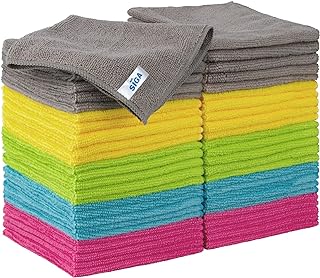 MR.SIGA Microfiber Cleaning Cloth, All-Purpose Cleaning Towels, Pack of 50, Size 11.8 x 11.8 in