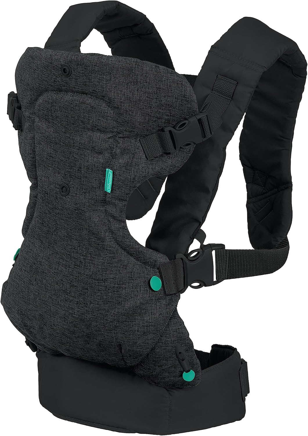 Infantino - Flip 4-in-1 Advanced Carrier with Washable bib Included - Ergonomic - Convertible - Face-in and Face-Out - Front and Back Carry - Newborns and Older Babies - 8-32 lbs-6