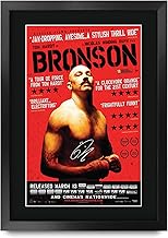 HWC Trading Bronson The Cast Tom Hardy Gifts Printed Poster Signed Autograph Picture for Movie Memorabilia Fans - A3 Framed