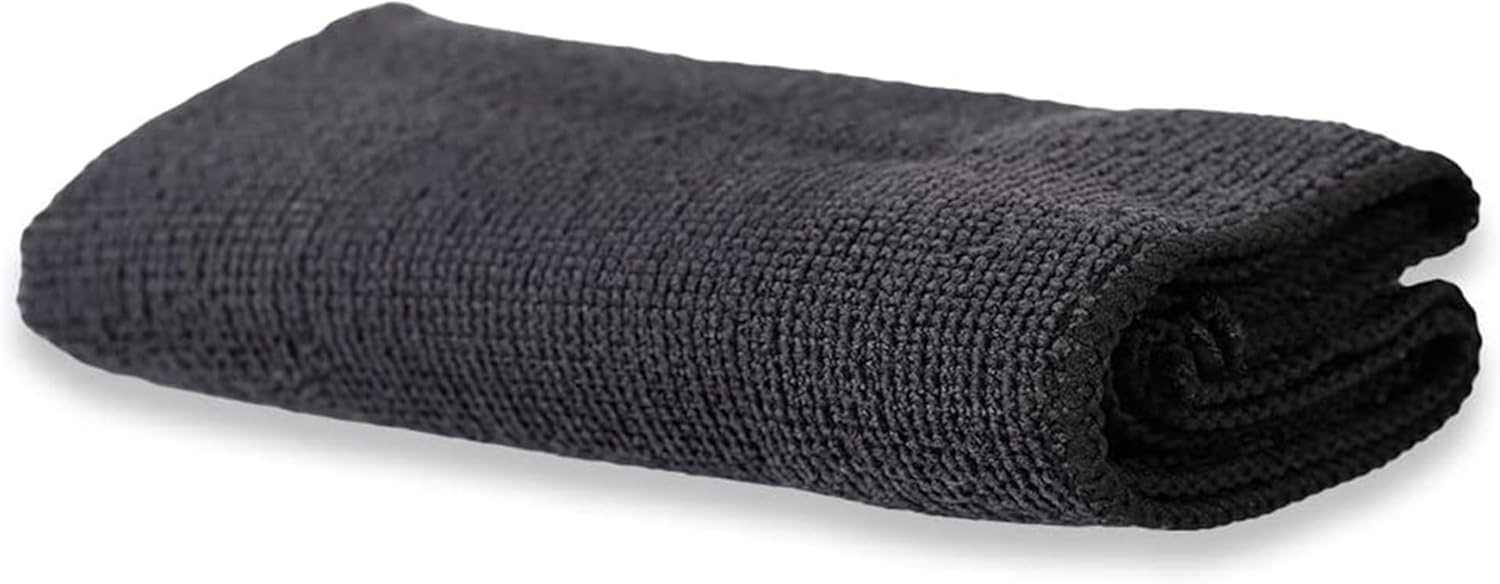 ENA Living Black Microfibre Cloth, Efficient Dusters For Cleaning, Uses Less Water & Chemicals, Picks Up More Dirt, Ideal For Car Cleaning, Window Cleaner, Durable & Effective Dusters For Cleaning-0