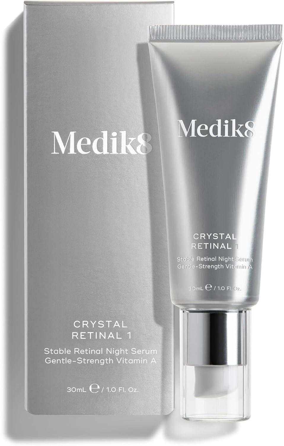 Medik8 Crystal Retinal 1 - Age-Defying Retinal Night Serum - Improves Wrinkles & Skin Firmness - 0.01% Retinal Strength - 11x Faster than Retinol - For Sensitive Skin - 30ml-5