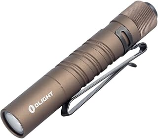 OLIGHT i3T EOS Penlight Torch 180 Lumens Mini AAA EDC Flashlight Everyday Carry Pocket Outdoor Gear for Dog Walking, Hiking, Camping, Jogging, Maintenance (Desert Tan)