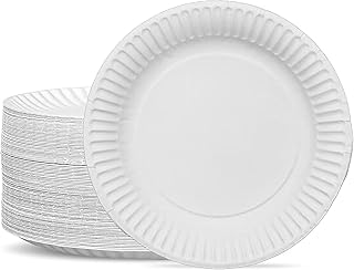 G4GADGET 30 Paper Plates 23cm - 9inch Paper Plates, Disposable Plates, Party Plates