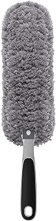 MR.SIGA Microfiber Duster, Washable Duster for Cleaning Grey