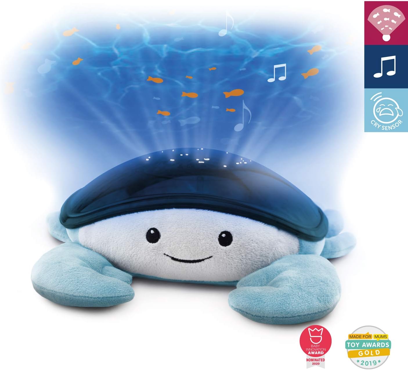 Zazu Kids Cody The Crab - Ocean Projector with Moving Projection and Soothing melodies-8