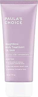 PAULA'S CHOICE 2% BHA Body Spot Exfoliant - Exfoliating & Moisturising Cream - Reduces Bumps, Hydrates & Softens Skin - with Salicylic Acid/BHA & Antioxidants - All Skin Types - 210 ml