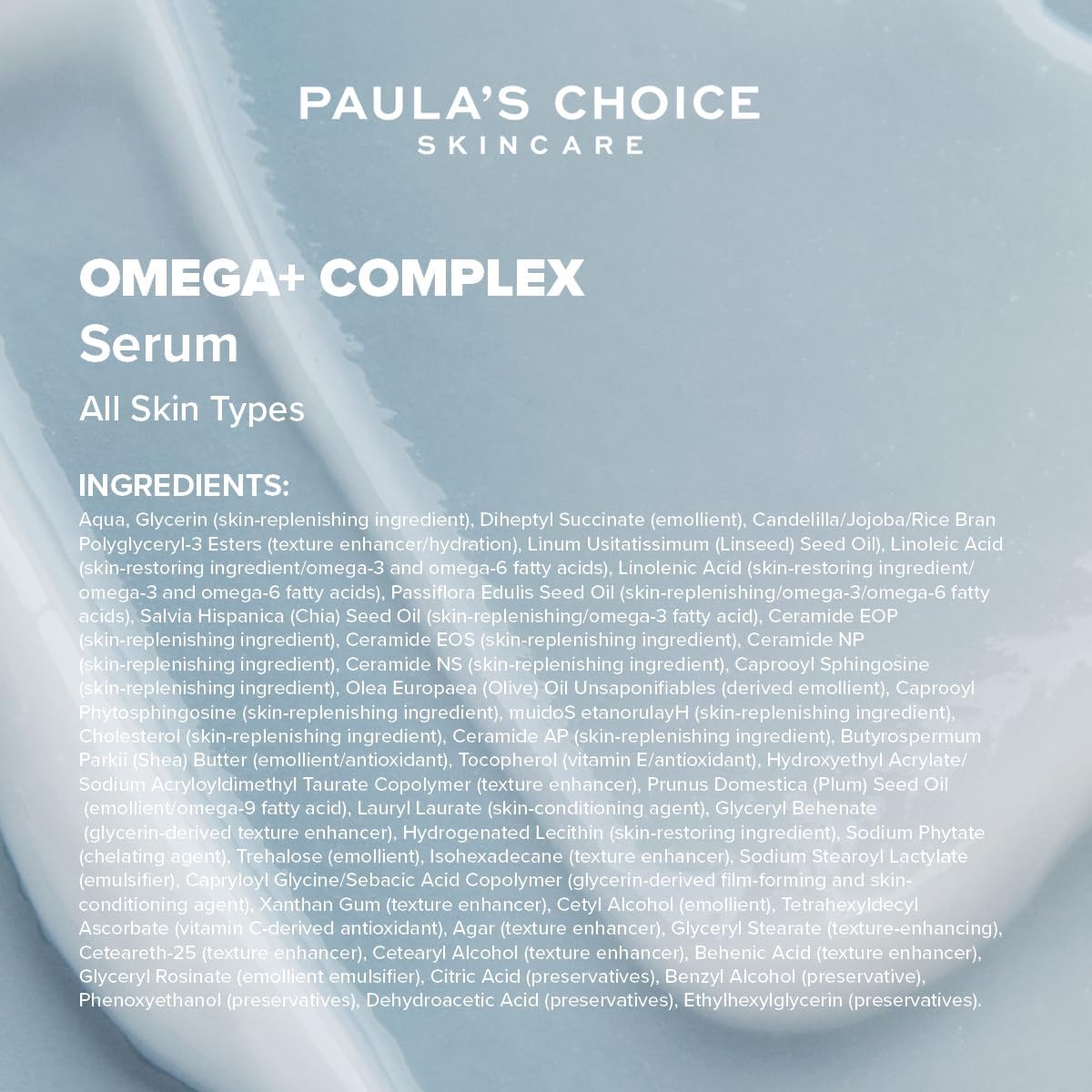 Paula's Choice OMEGA+ COMPLEX Serum - Anti Aging Nourishing, Light, Lotion - Visibly Reduces Fine Lines, Replenishes and Strengthens the Skin- with Ceramides - All Skin Types - 30 ml-5