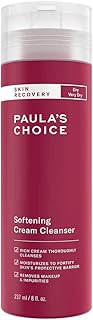 Paula's Choice SKIN RECOVERY Cream Cleanser - Gentle Facial Cleanser Removes Make Up with Beta Glucan - Hydrates Skin & Reduces Redness - Normal to Dry & Sensitive Skin - 237 ml