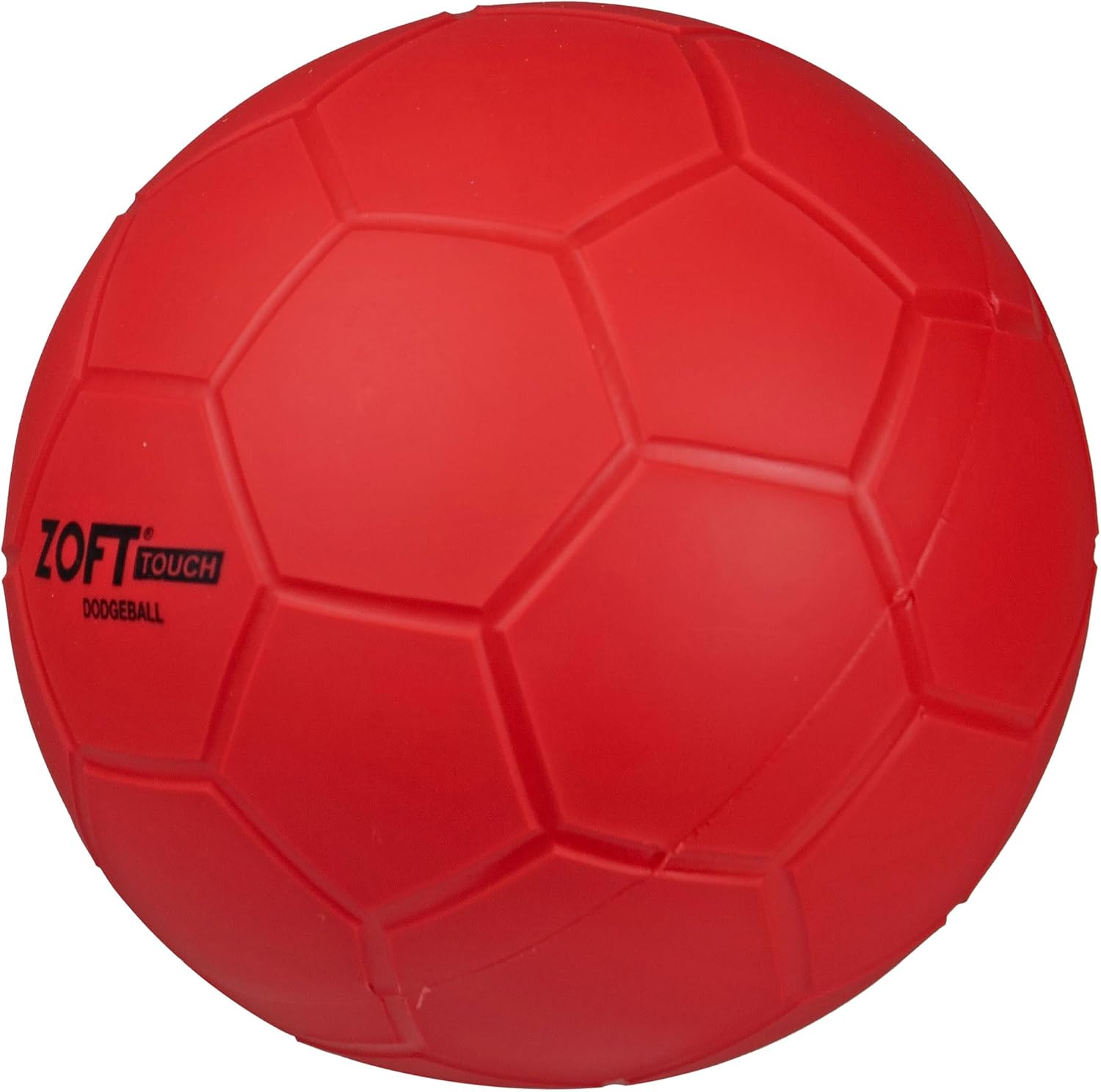 First-Play Zoft Touch Dodgeball , Red,Small, S-1