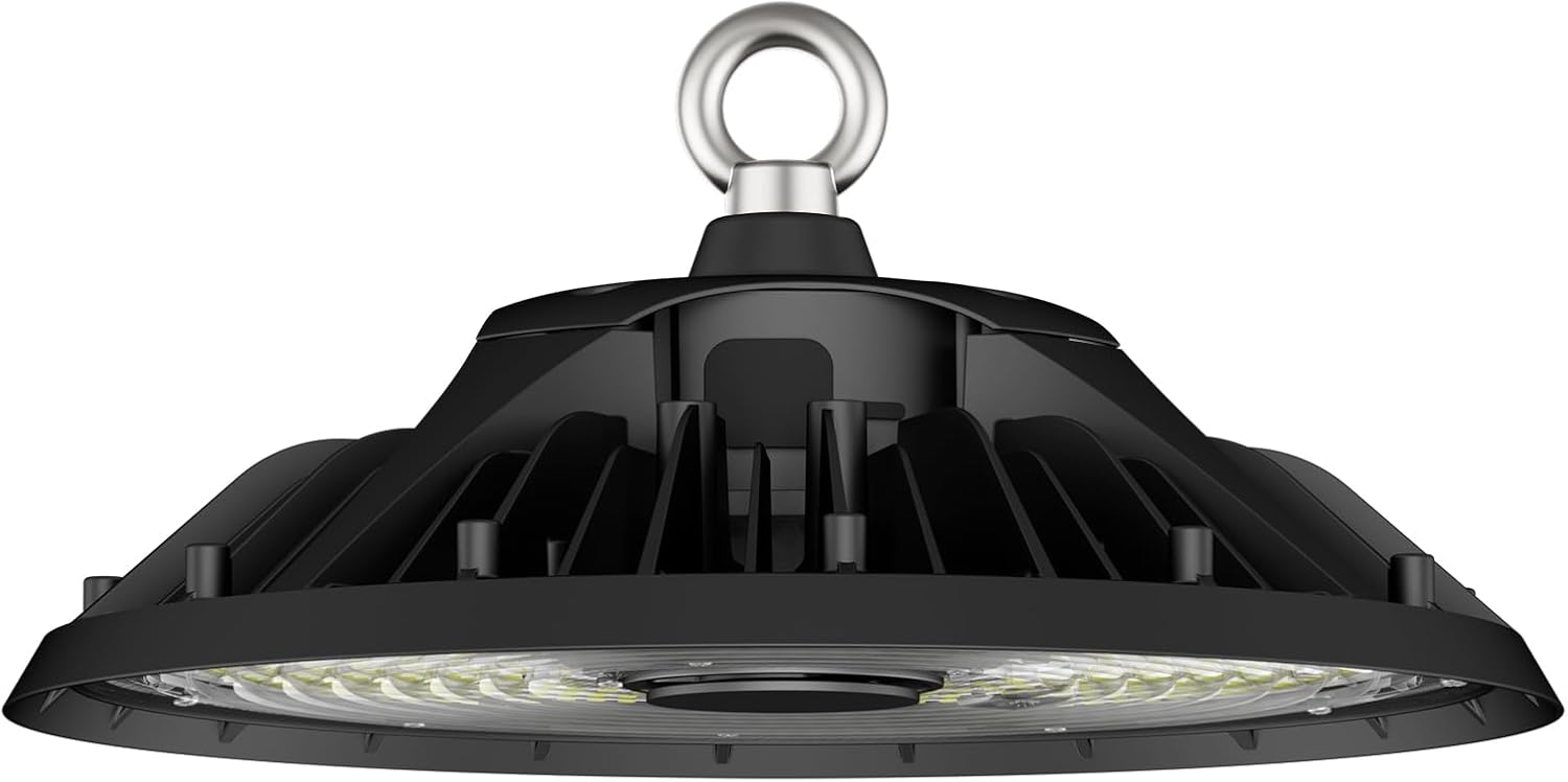 Maggica 150W UFO LED High Bay Light 23600LM 0-10V Dimmable 6500K Daylight CRI＞80 Lighting Waterproof IP66 150lm/w 5 Year Warranty High Bay Led for Workshop Warehouse Lights Garage Factory-0