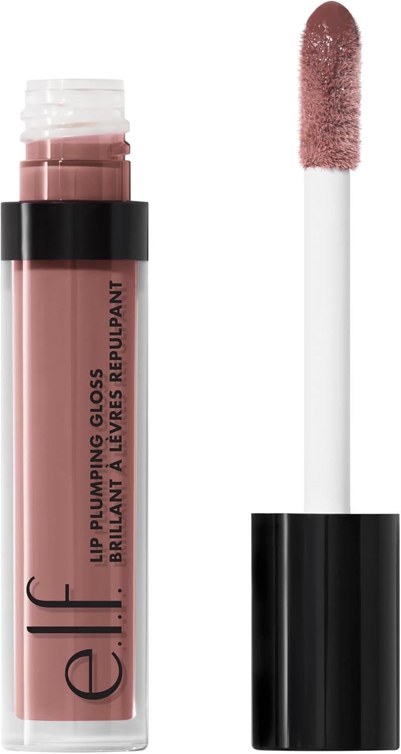 Lip Plumping Gloss, Hydrating, Nourishing, Invigorating, High-Shine, Plumps, Volumizes, Cools, Soothes, Praline 2.7ml-0