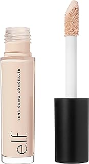 e.l.f. 16HR Camo Concealer, Full Coverage & Highly Pigmented, Matte Finish, Light Ivory, 0.203 Fl Oz (6mL)