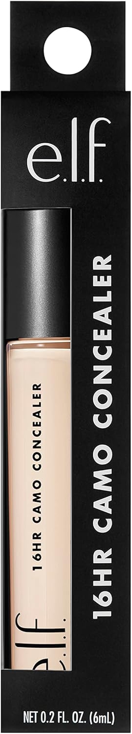 e.l.f. 16HR Camo Concealer, Full Coverage & Highly Pigmented, Matte Finish, Light Ivory, 0.203 Fl Oz (6mL)-2