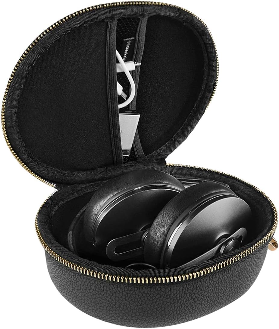 Geekria Shield Headphones Case Compatible with Sennheiser MOMENTUM 3 Wireless, PXC 550-II, HD 450BT, HD 4.50 Case, Replacement Hard Shell Travel Carrying Bag with Cable Storage (Black)-2