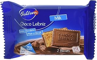 Bahlsen Choco Leibniz Milk Chocolate Biscuits, case of 30 x 28g individually wrapped biscuits