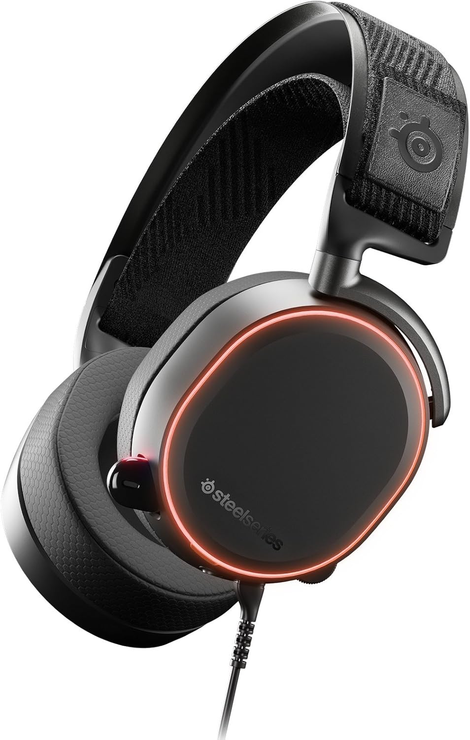 SteelSeries Arctis Pro + GameDAC Wired Gaming Headset - Certified Hi-Res Audio - Dedicated DAC and Amp - for PS5/PS4 and PC - Black-8