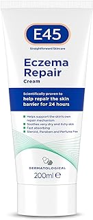 E45 Repair Cream 200 ml to Treat Symptoms of Eczema – Soothe and Hydrate Very Dry and Itchy Skin – Emollient Cream with Omega 3 Fatty Acids - Dermatologically Tested