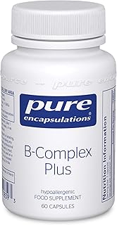 Pure Encapsulations - Vitamin B-Complex Plus - Balanced B Vitamin Formula with Active Folate - 60 Capsules