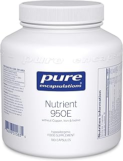 Pure Encapsulations - Nutrient 950E Without Cu, Fe and Iodine - Multivitamin with Vitamins A, C, D, B1, B2, B3, B5, B6, Biotin, Calcium, Magnesium, Folate, Selenium & Zinc - 180 Capsules