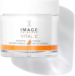 IMAGE Skincare, VITAL C Hydrating Overnight Masque, Revitalizing Sleeping Facial Mask with Blue-Green Algae Extract and Hyaluronic Acid, 57 g