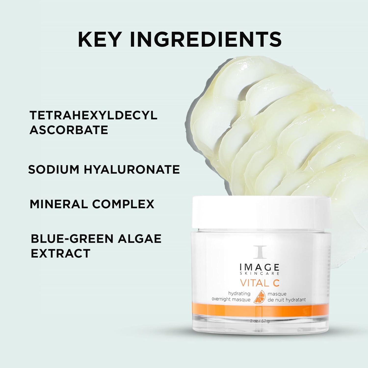 IMAGE Skincare, VITAL C Hydrating Overnight Masque, Revitalizing Sleeping Facial Mask with Blue-Green Algae Extract and Hyaluronic Acid, 57 g-4