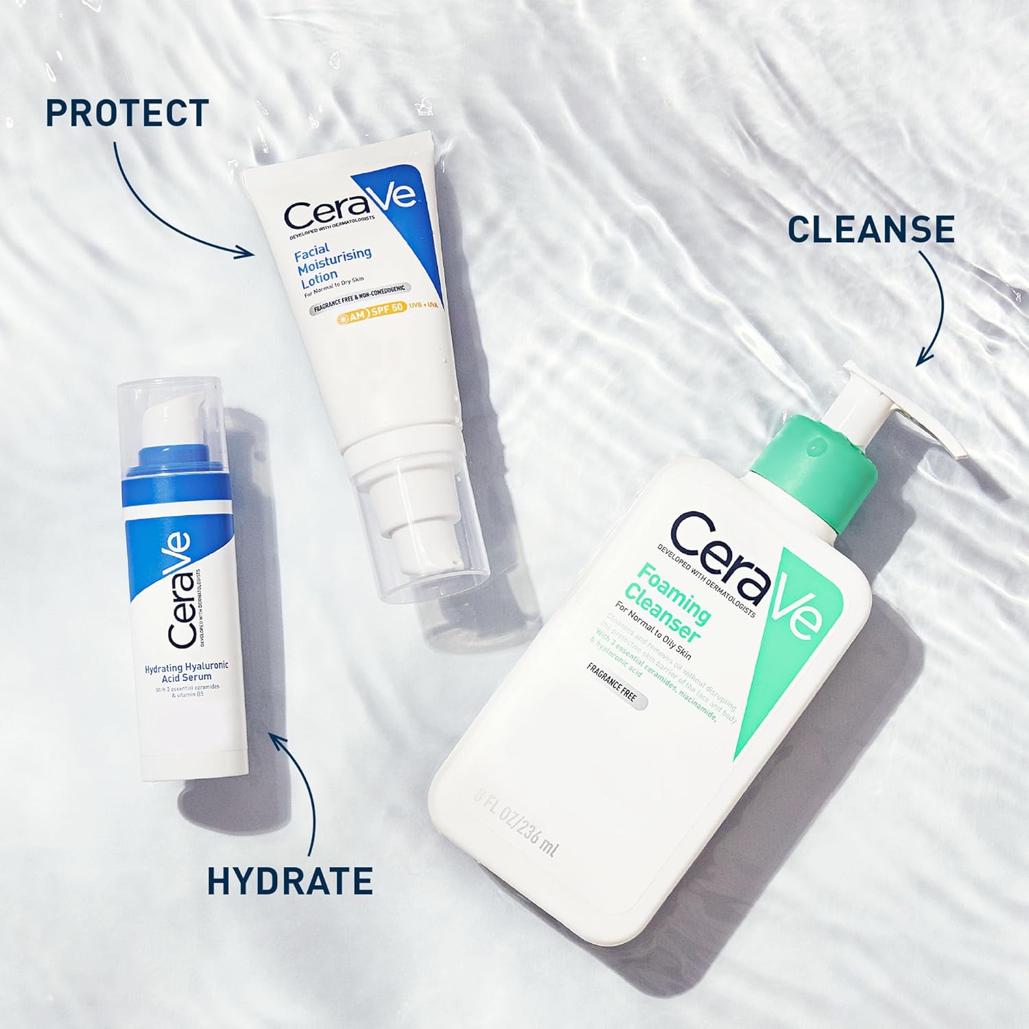 CeraVe Foaming Cleanser with Niacinamide and 3 Essential Ceramides for Normal to Oily Skin 236ml-5